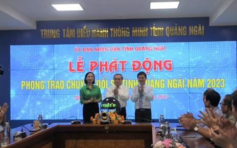 Bước thăng hạng nhảy vọt của tỉnh Quảng Ngãi trong hoạt động chuyển đổi số
