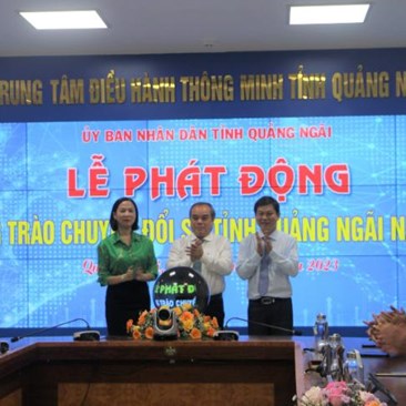 Bước thăng hạng nhảy vọt của tỉnh Quảng Ng&#227;i trong hoạt động chuyển đổi số