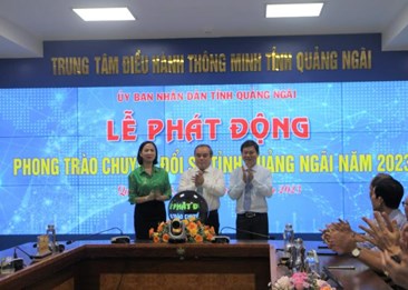 Bước thăng hạng nhảy vọt của tỉnh Quảng Ng&#227;i trong hoạt động chuyển đổi số