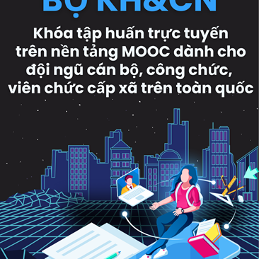 Bộ KH&amp;CN tăng cường năng lực chuyển đổi số cho đội ngũ cán bộ xã