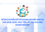 Đề án chuyển đổi số doanh nghiệp nhỏ và vừa 2026-2030: Mục tiêu hỗ trợ 500.000 doanh nghiệp